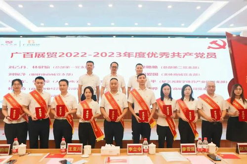 黨史黨建 廣百展貿召開慶祝中國共產黨成立102周年暨 兩優一先 表彰大會